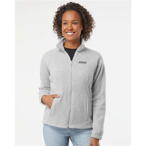 Columbia women's shop white fleece jacket